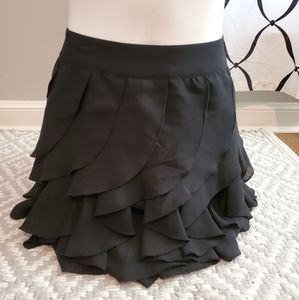 Ruffled skirt.